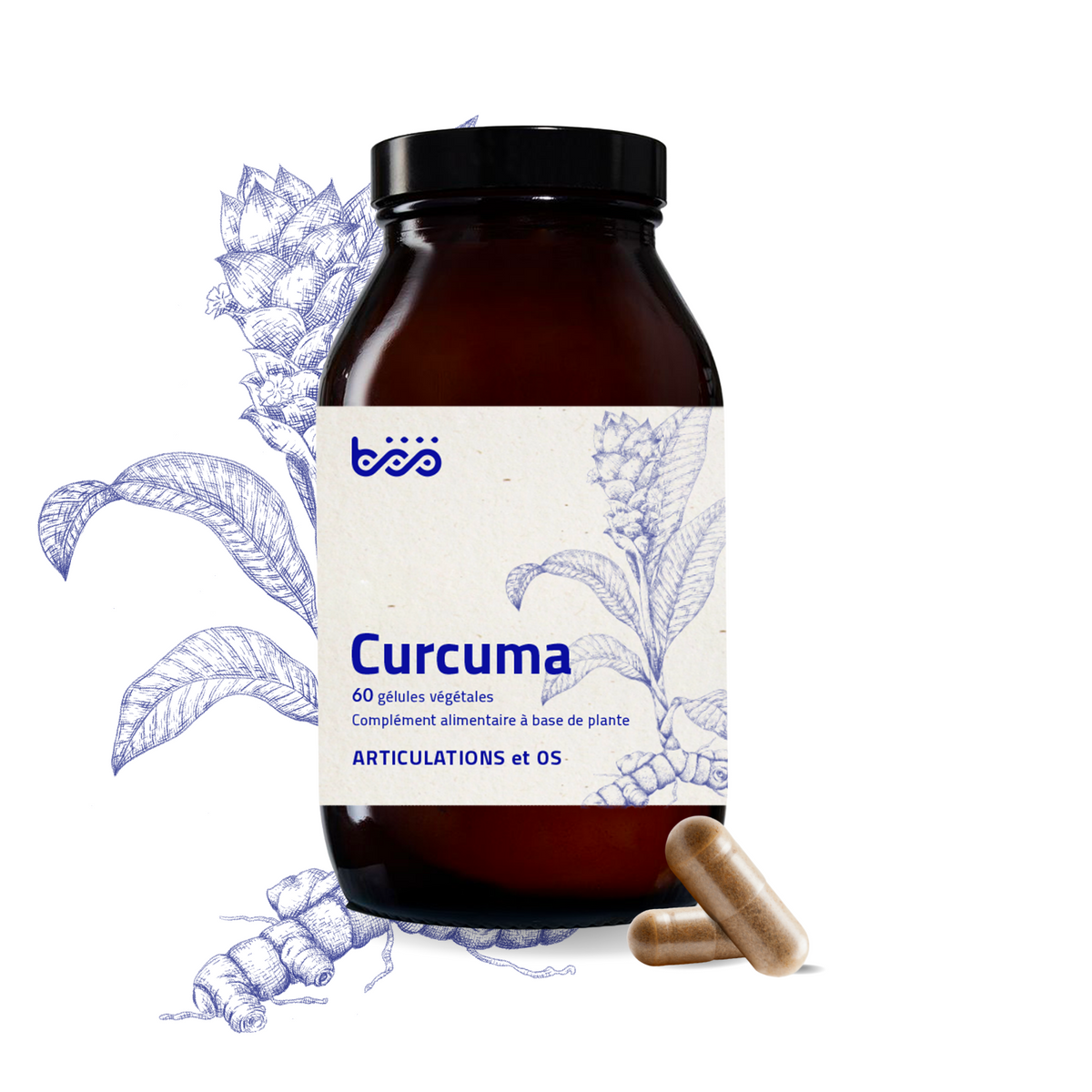 Gélules Curcuma Bio & Gelée Royale pour les articulations