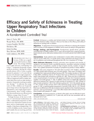 Réduction de la durée du traitement et de l'incidence des infections respiratoires (rhumes, otites, etc.) chez l'enfant