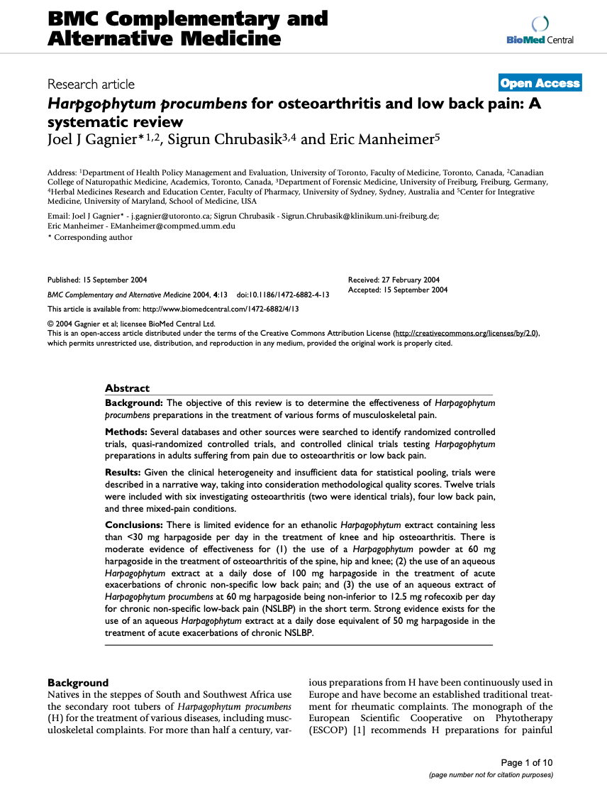 Douleur musculo-squelettique 