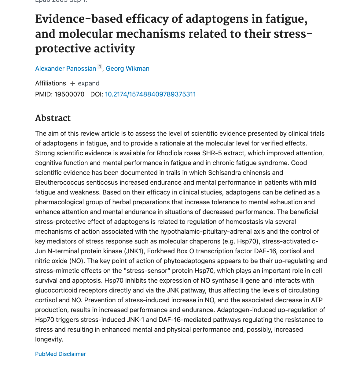 Synergie &amp; Fatigue Mentale (I)