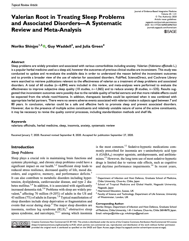Effets résiduels matin